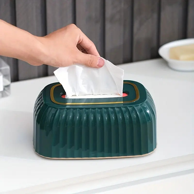 Nordic Strip Napkin Box, Buckle Removable Tissue Box, Portable Plastic Napkin Holder, Wide Compatibility Tissue Box, Modern Style Handkerchief Box Nordic Strip Napkin Box, Buckle Removable Tissue Box, Portable Plastic Napkin Holder, Wide Compatibility Tissue Box, Modern Style Handkerchief Box